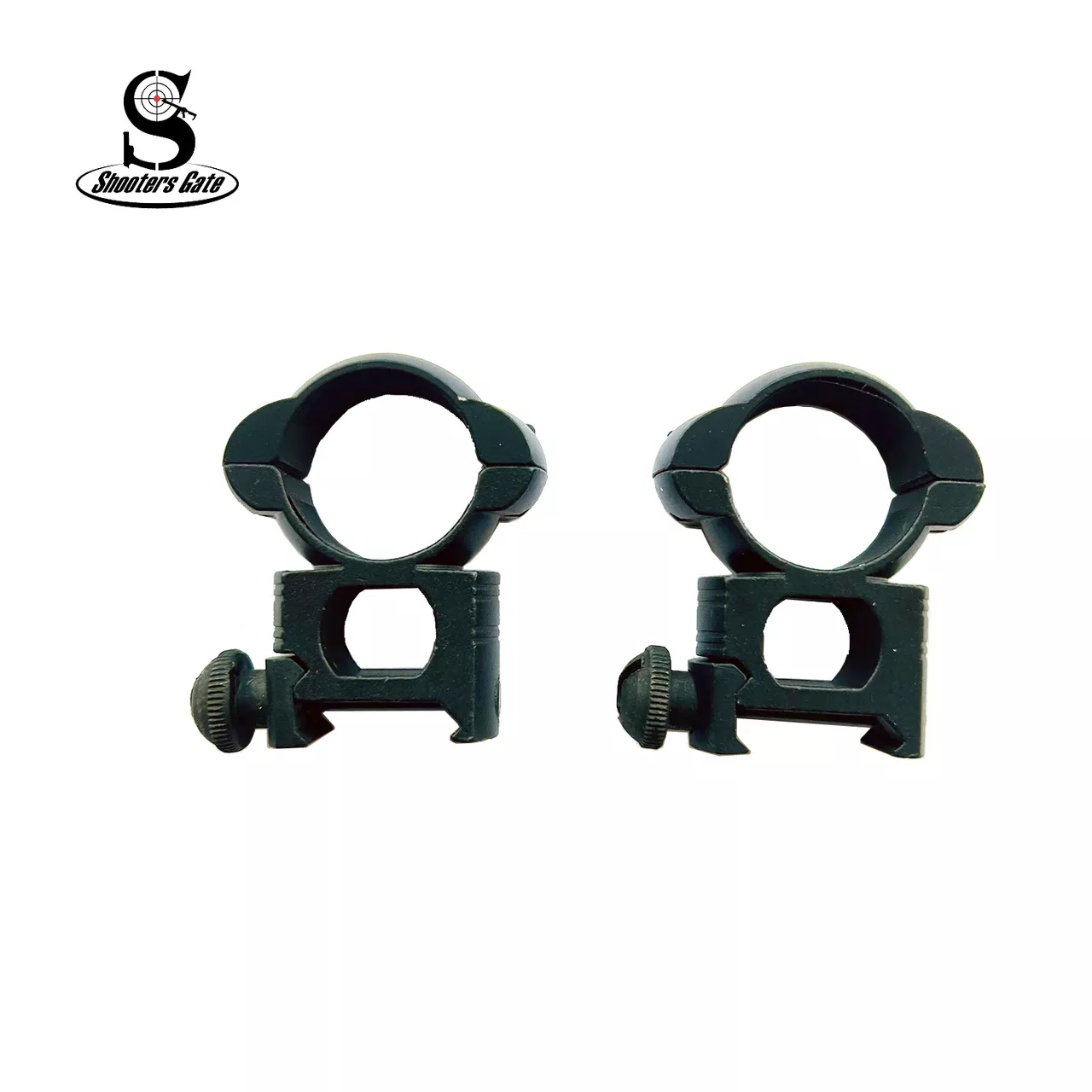 1 inch Mid Profile Scope Ring for Picatinny/Weaver Rail System, SR01M-B