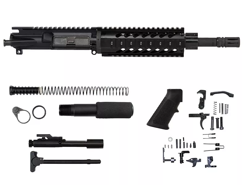 10.5″ 7.62×39 Pistol Kit Upper Assembled 7″ Quadrail NO Lower