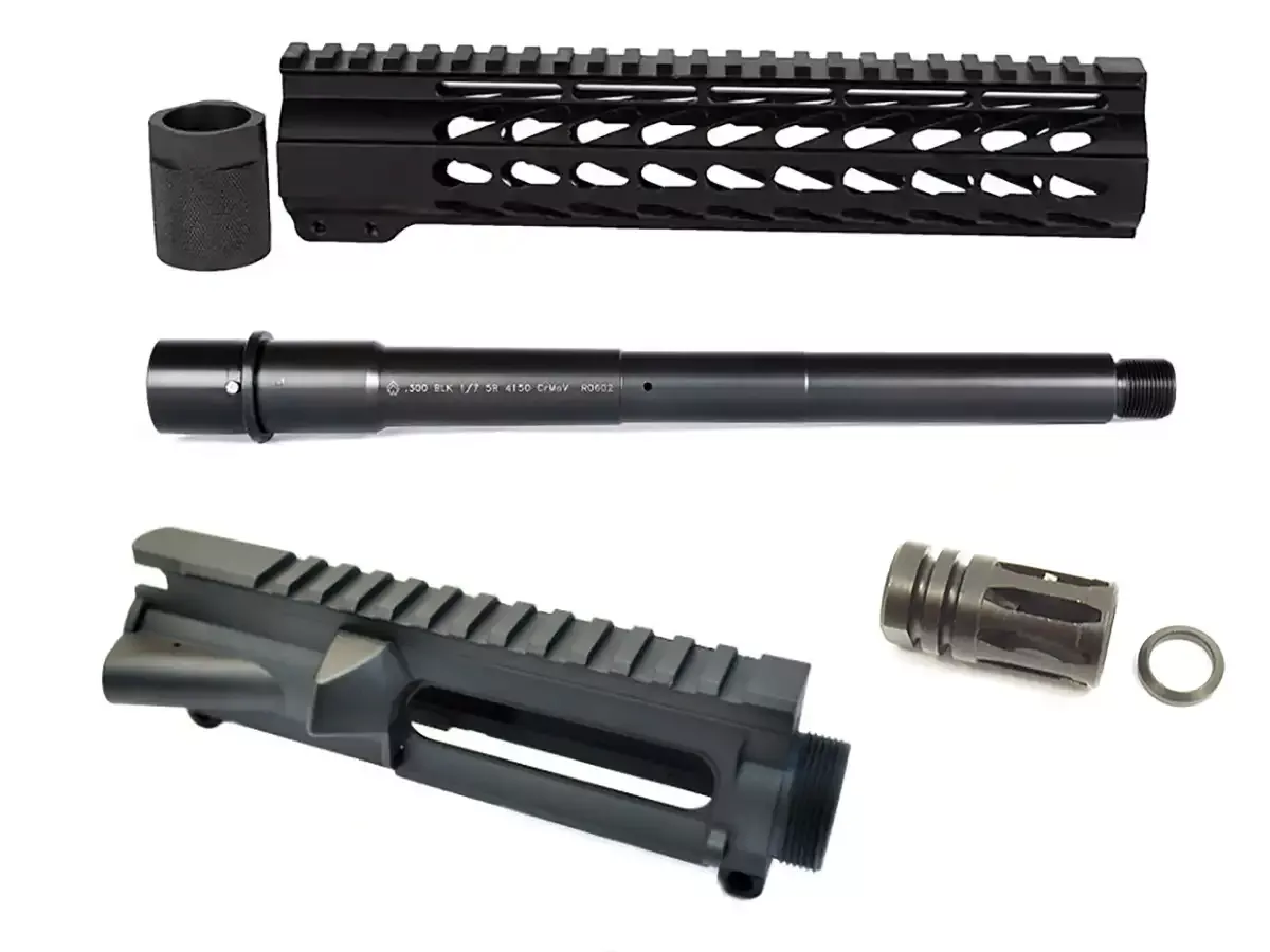 10.5″ AR-15 300 Blackout Pistol Upper Build Kit — KeyMod, Unassembled