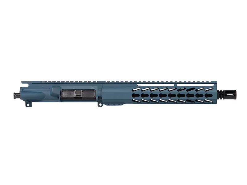 10.5″ AR-15 PistolBlue Titanium Upper 10″ House Keymod