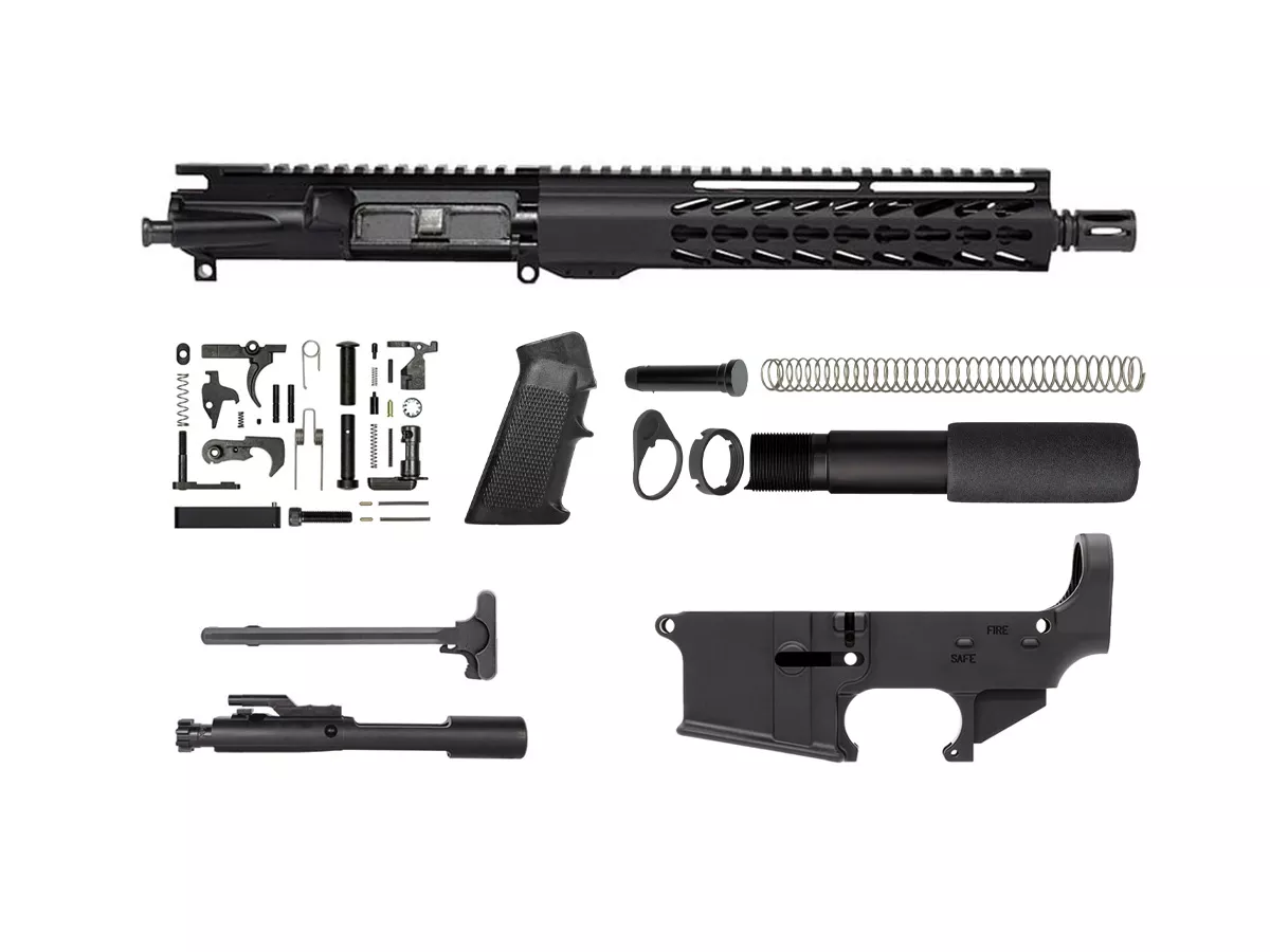 10.5″ Keymod Pistol Kit with 80% Lower