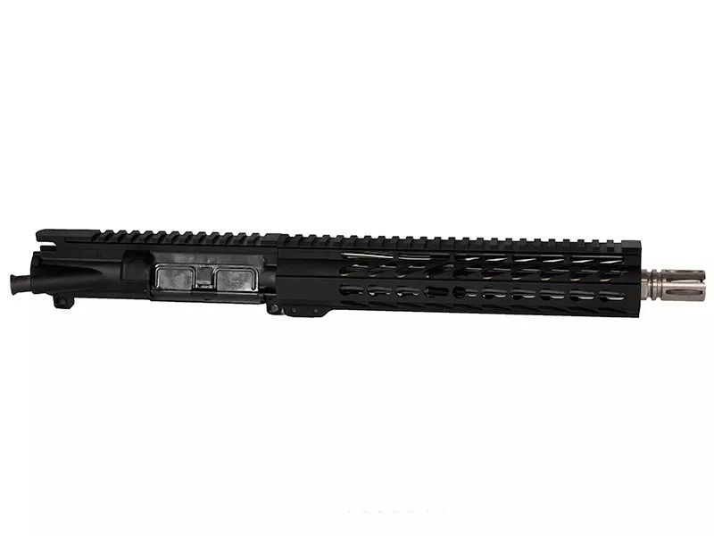 10.5″ Stainless Blackout Pistol Upper with 10″ Keymod