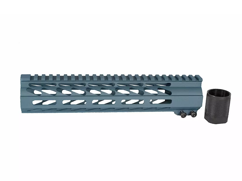 10 inch Cerakote Blue Titanium M-LOK Free Float Rail
