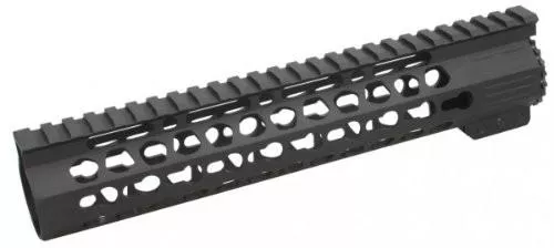 10 inch Free Float Slim KeyMod Rail with Steel Barrel Nut