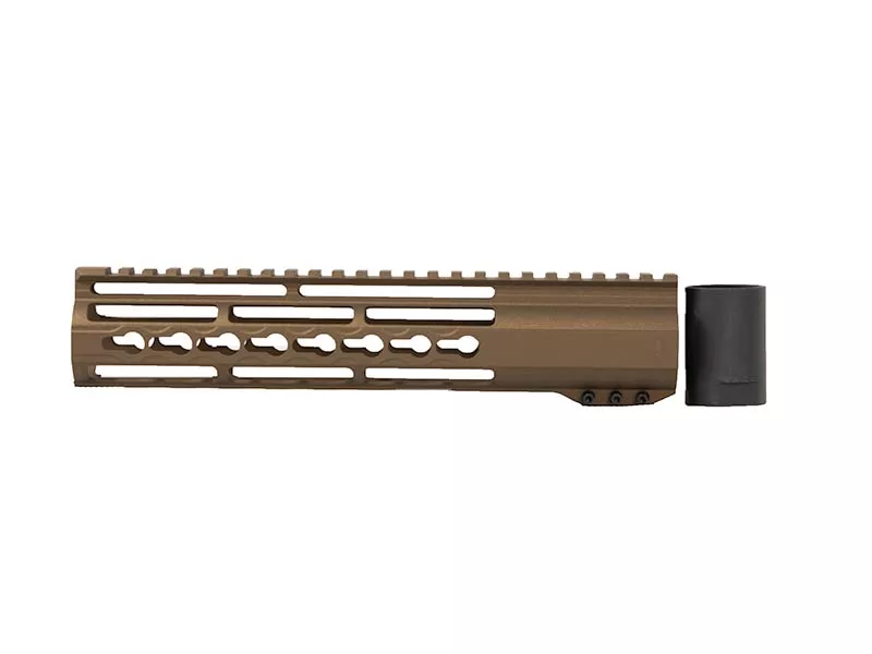 10″ Riveted Keymod Burnt Bronze Handguard