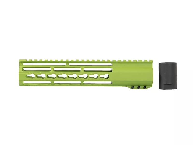 10″ Riveted Keymod Zombie Green Handguard