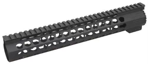 12 inch Free Float Slim KeyMod Rail with Steel Barrel Nut