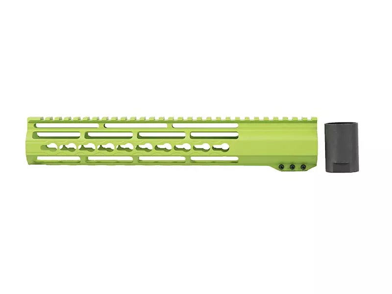 12″ Riveted Keymod Zombie Green Handguard