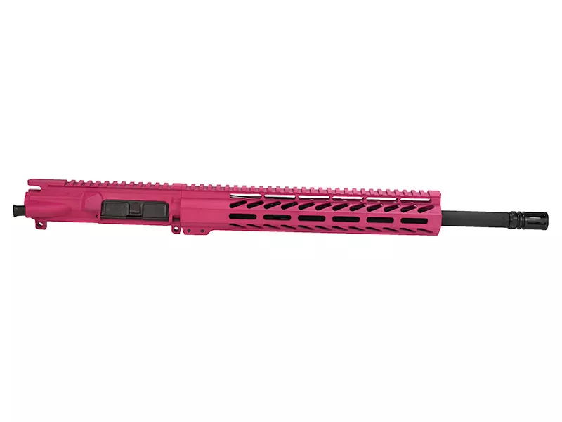 16″ .300 Blackout Pink Upper 12″ Free Float M-lok