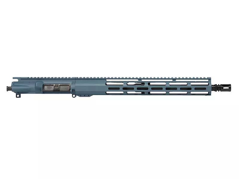 16″ 5.56 Blue Upper 15″ Windows M-Lok Rail