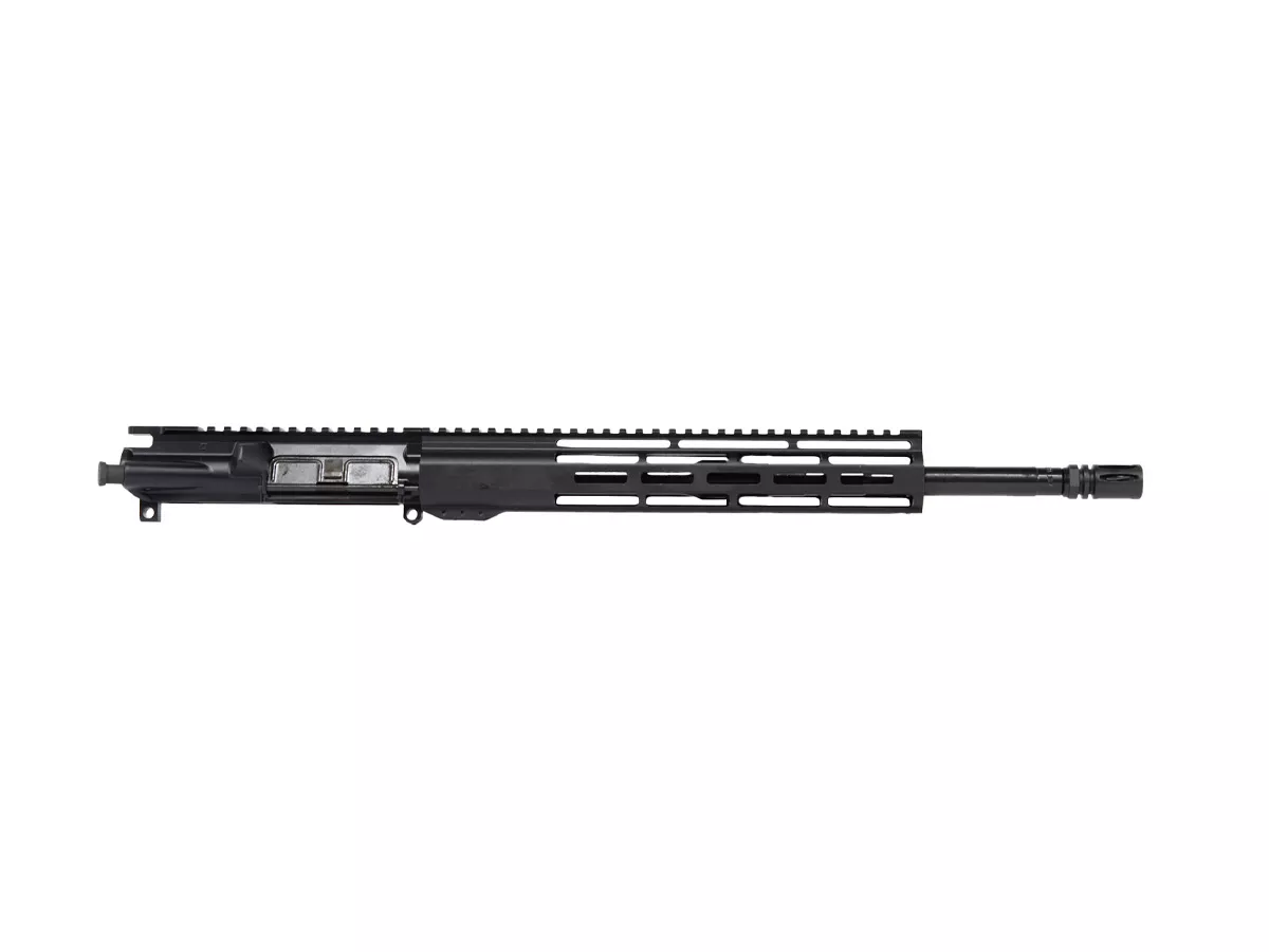 16” 9mm AR-15 Upper Build – Black Anodized – 12″ Window M-Lok