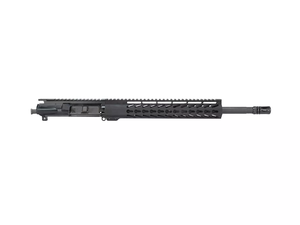 16” 9mm AR Upper Build – Black Anodized – 12″ Slant Keymod