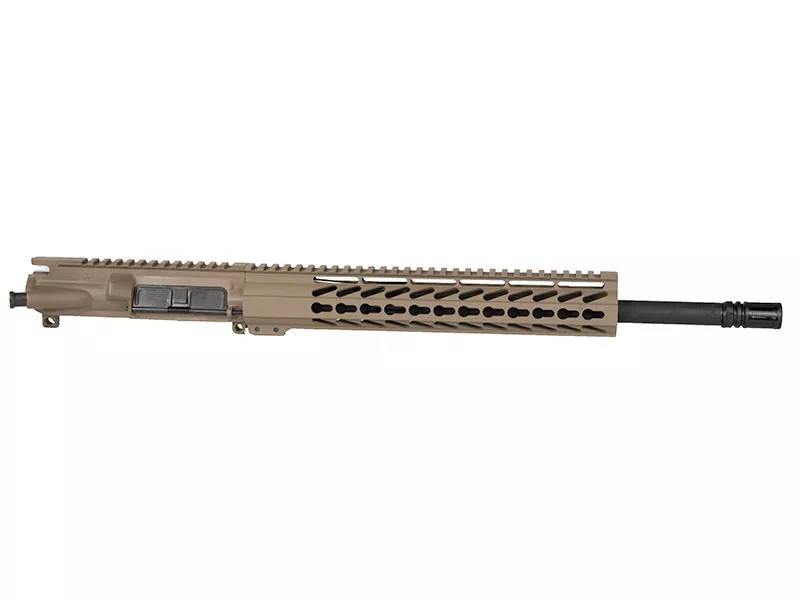 16″ AR-15 FDE Upper 12″ Keymod Handguard