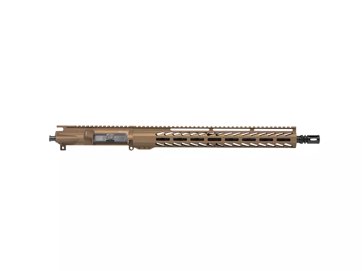 16″ Burnt Bronze Upper 15″ House M-Lok Rail