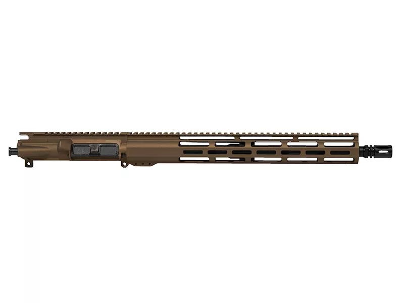 16″ Burnt Bronze Upper 15″ Window M-Lok Rail