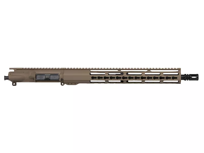 16″ FDE 5.56 Upper 15″ Riveted Keymod