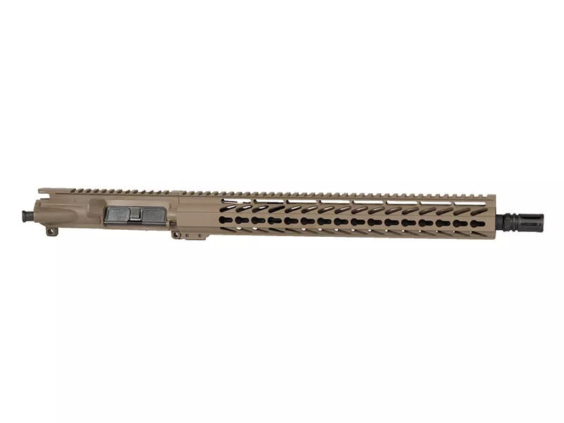 16″ FDE Blackout Upper 15″ Keymod Handguard