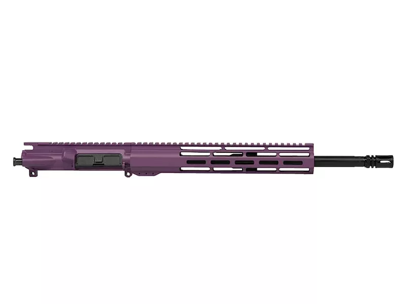 16″ Purple 12″ Window M-Lok Upper AR-15