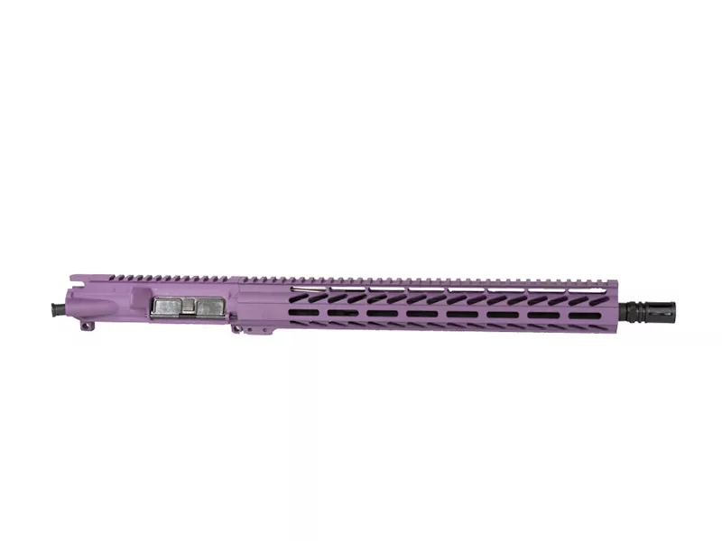 16″ Purple .300 blackout Upper 15″ M-Lok Rail