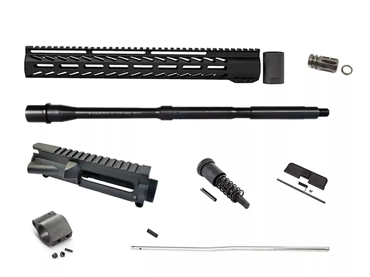 16″ Unassembled Upper Build Kit – 15″ M-lok