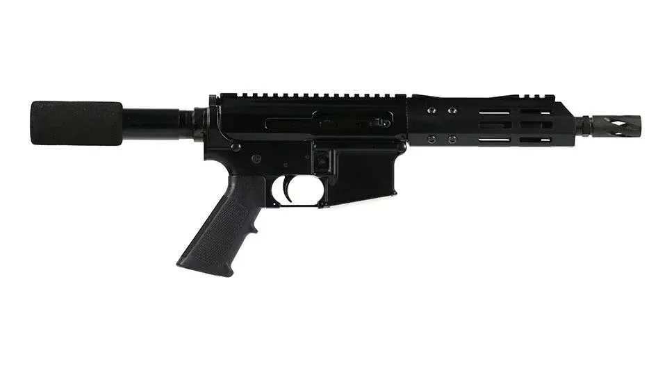 .17 HMR Side Charging Pistol | 10.5″ Parkerized Heavy Barrel| 1:9 Twist | Forged Lower | MLOK