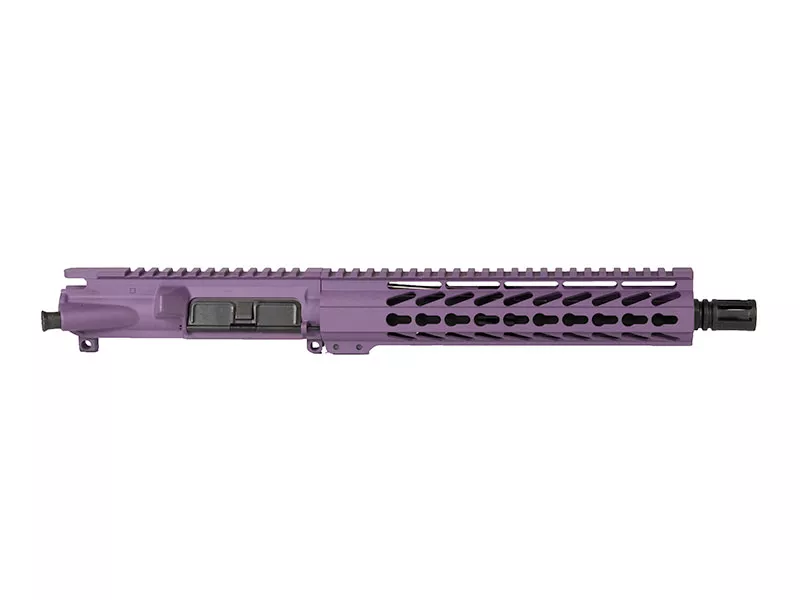 .300 Blackout 10.5″ Purple Pistol Upper 10″ Keymod Rail