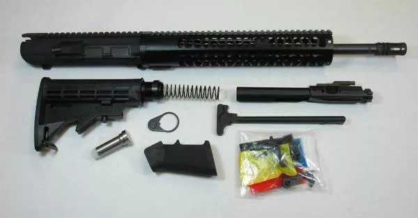 308 16″ AR 10 Rifle Kit 12″ Keymod Upper Assembled