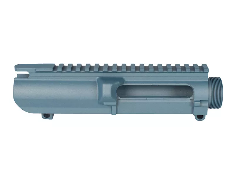 308 Blue Titanium Stripped Upper Receiver