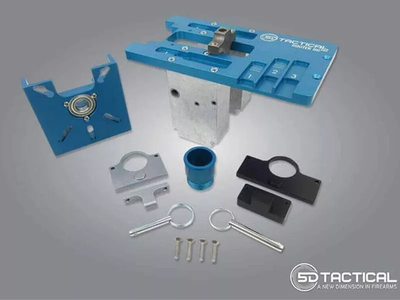 5D Tactical The Router Jig PRO Multiplatform AR-15/AR-9/.308/AR-10