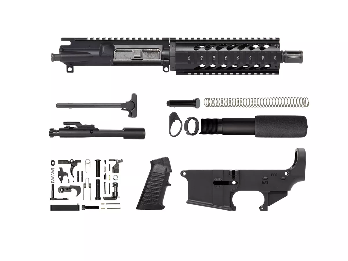 7.5″ 300 AAC Blackout Pistol Kit Upper Assembled with 80% Lower