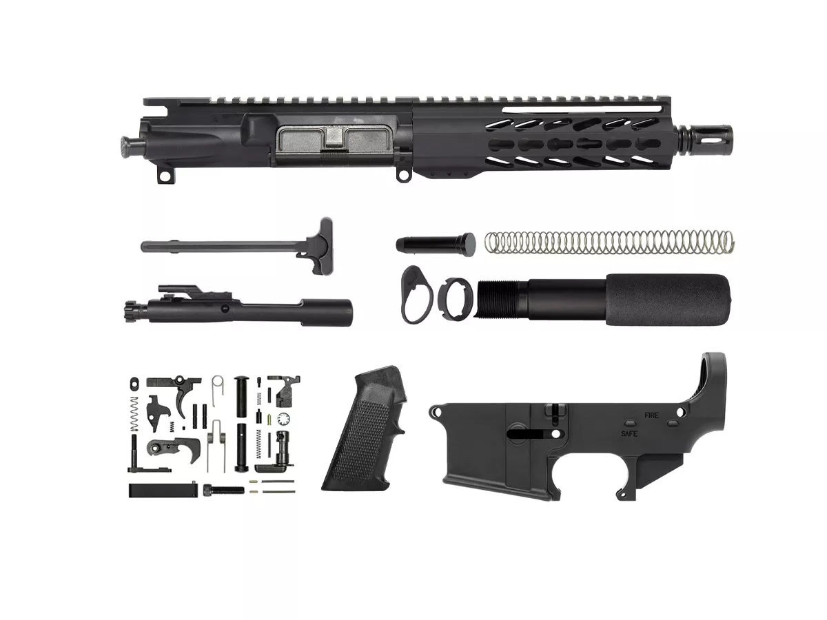 7.5″ House Keymod Pistol Kit with 80% Lower