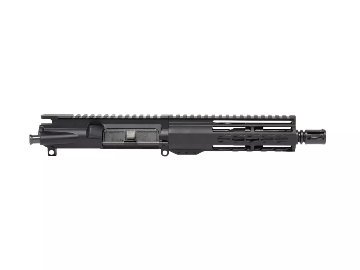 7.5″ Pistol Upper 7 inch Riveted Keymod Rail No BCG or Charging Handle