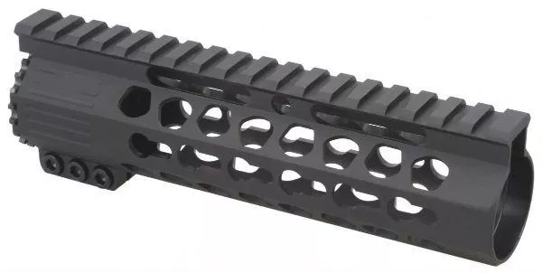 7 inch Free Float Slim KeyMod Rail with Steel Barrel Nut