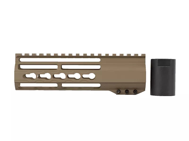 7″ Riveted Keymod Handguard Flat Dark Earth FDE