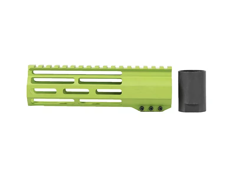 7″ Zombie Green Window M-Lok Handguard