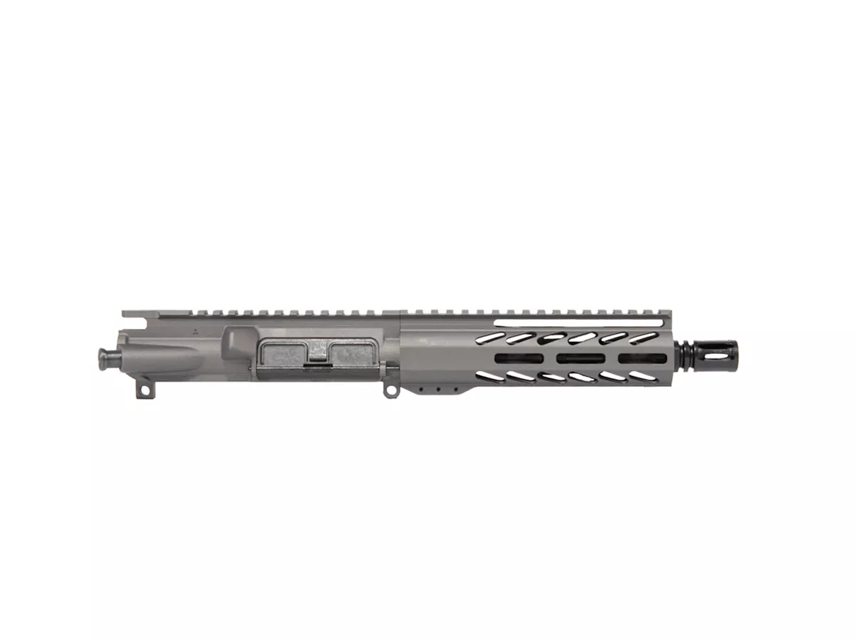 8.3″ AR-9 9mm Tungsten Grey Complete Pistol Upper 7″ M-LOK — No BCG/CH
