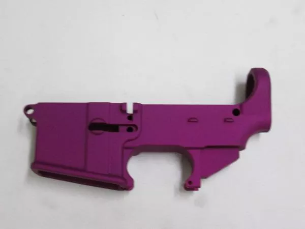80% AR-15 Purple Lower receiver