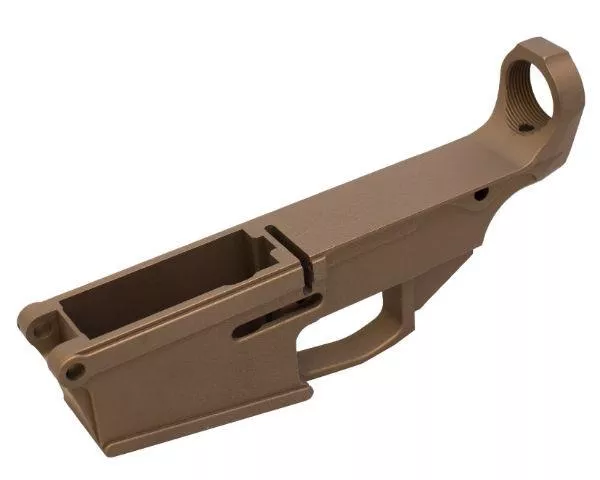 80% Burnt Bronze 308 Lower Receiver DPMS