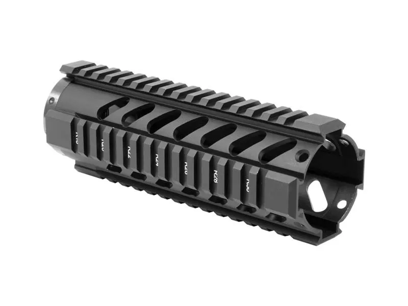 AIM Sports AR-15 7″ Free Float Quad Rail – Black