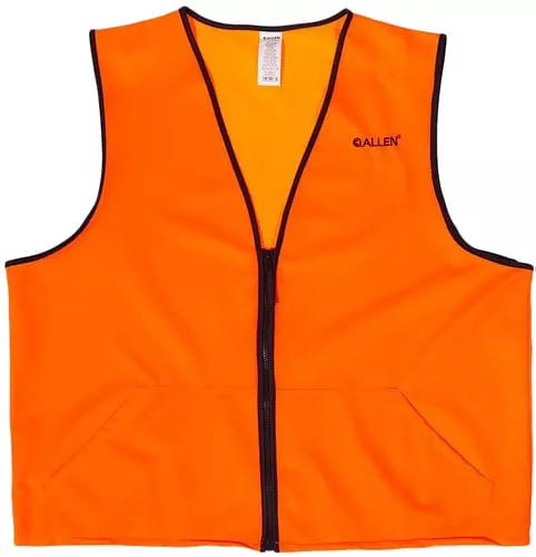 ALLEN DELUXE HUNTING VEST ORANGE X-LARGE 2 FRONT POCKETS
