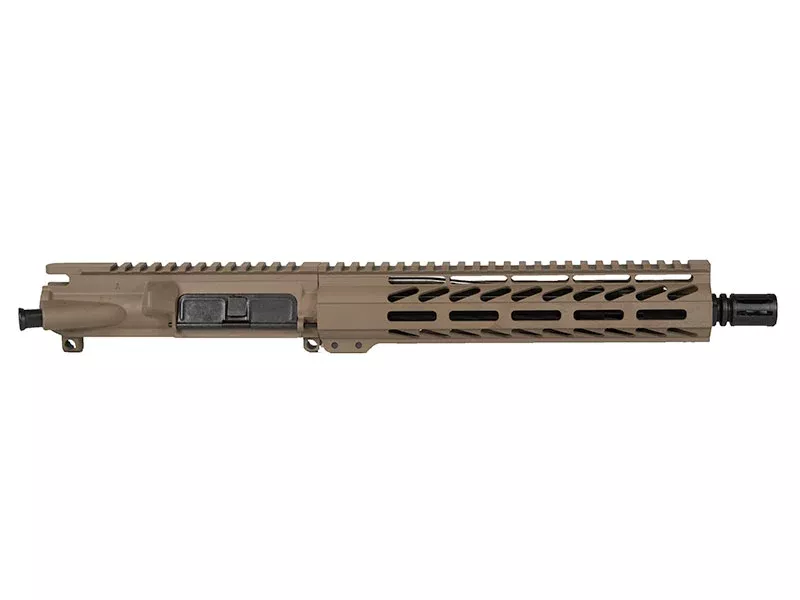 AR-15 10.5″ FDE Pistol Upper 10″ M-Lok Rail