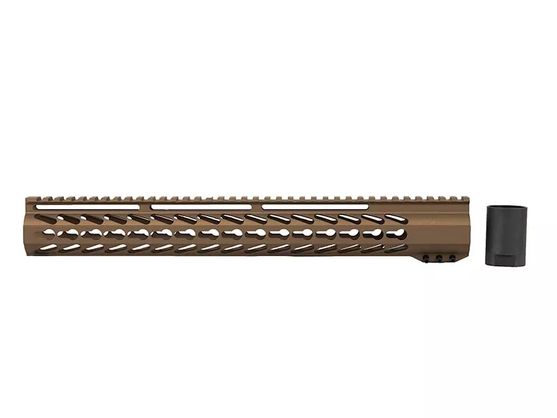AR-15 15″ Custom Slim House Keymod Handguard – Burnt Bronze
