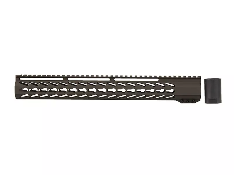 AR-15 15″ Light Weight House Keymod Handguard – OD Green