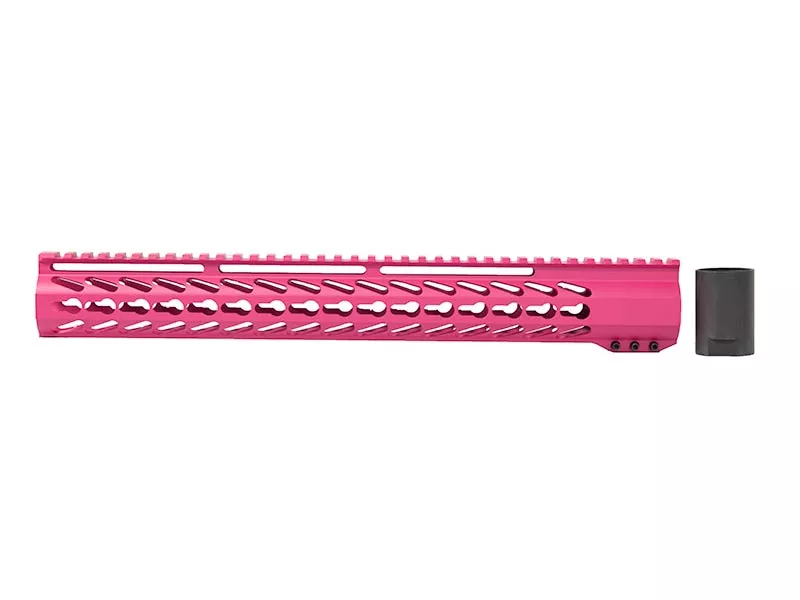 AR-15 15″ Pink House Keymod Handguard Rail