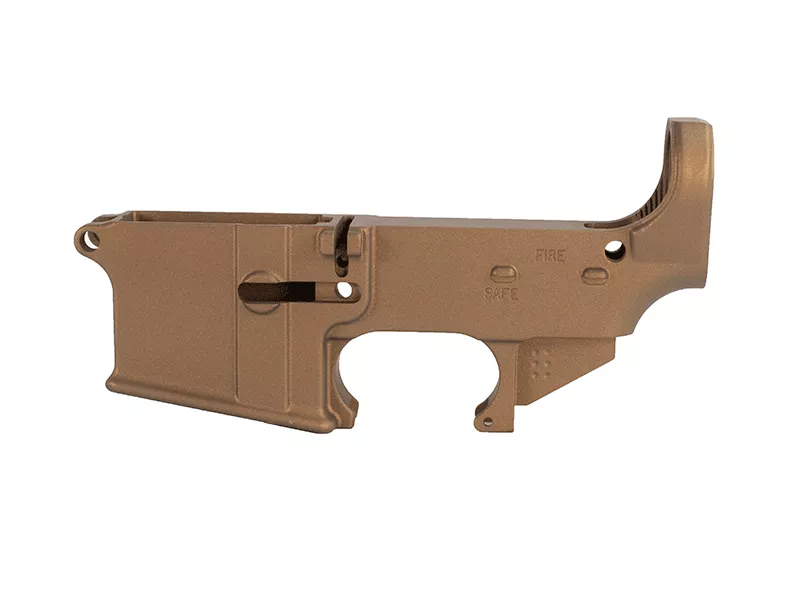 AR-15 80% Lower Receiver Cerakote – Burnt Bronze