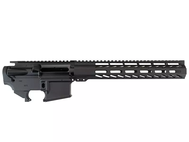 AR-15 Builder Set Black Anodized with 12″ M-lok Rail – Daytona Tactical