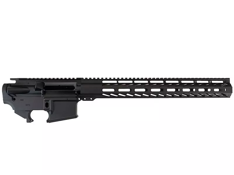 AR-15 Builder Set Black Anodized with 15″ M-lok Rail – Daytona Tactical