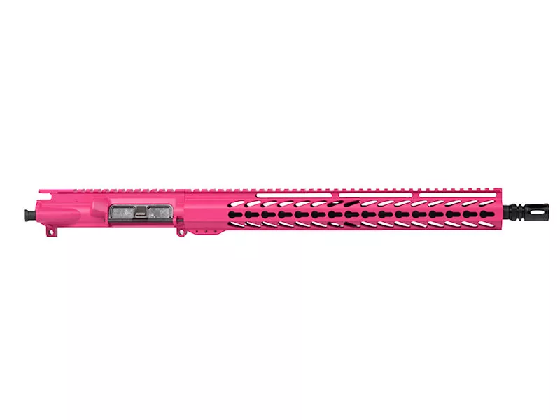 AR15 16″-15″ Pink Upper House Keymod Handguard
