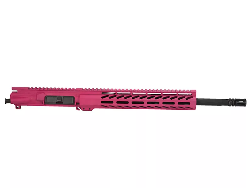 AR15 16″ Pink Upper 12″ M-Lok Rail