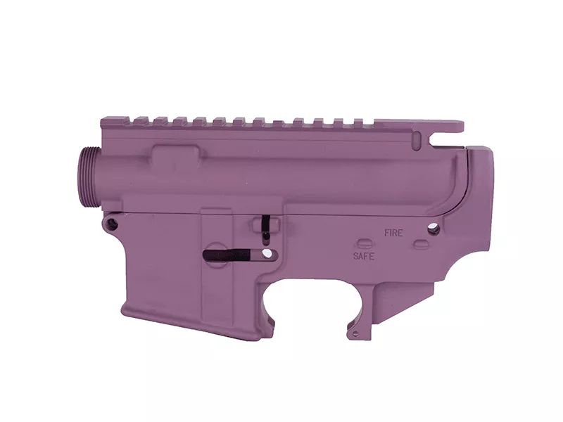 AR15 80% Lower and Stripped Upper – Purple Set | Daytona